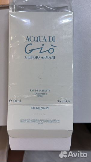 Giorgio Armani Acqua di Gio edt 100 мл оригинал