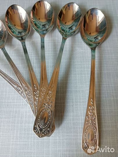 Чайные ложки из мельхиора СССР