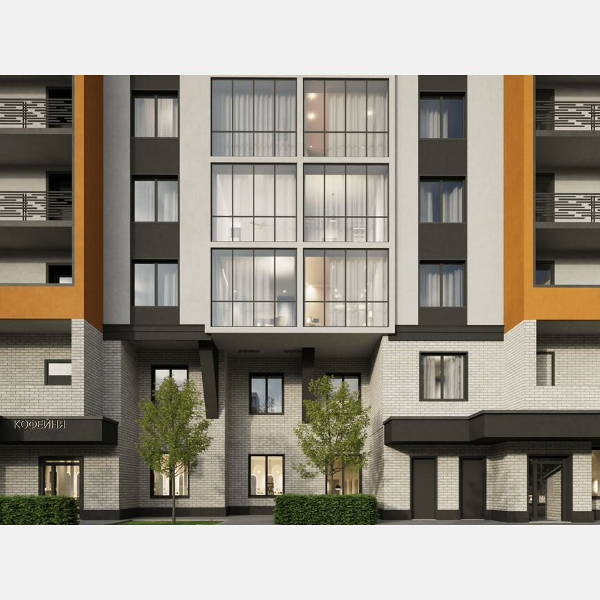 2-к. квартира, 59,2 м², 6/17 эт.