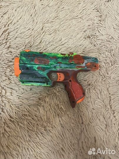Nerf zombie strike пистолет