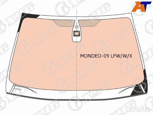 Стекло лобовое ford mondeo