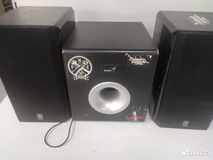 Компьютерные колонки Yamaha nx-ex100+саб genius