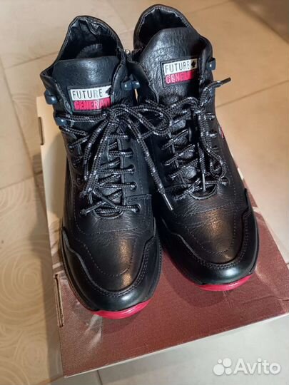 38р. Ботинки кожаные мужские новые. Зима