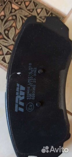 Колодки тормозные передние TRW GDB3352