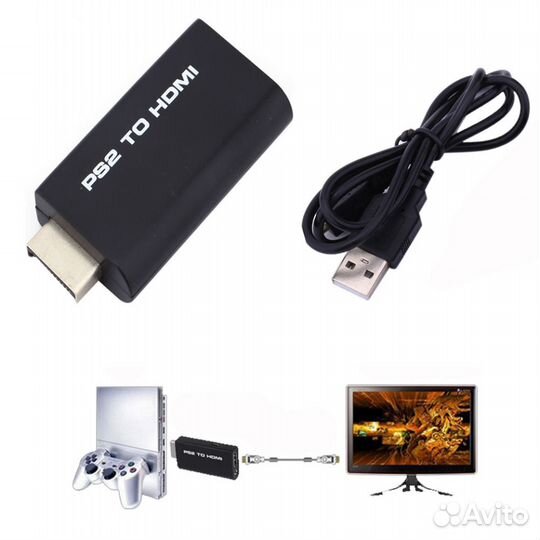 Переходник PS to hdmi для Sony PS2