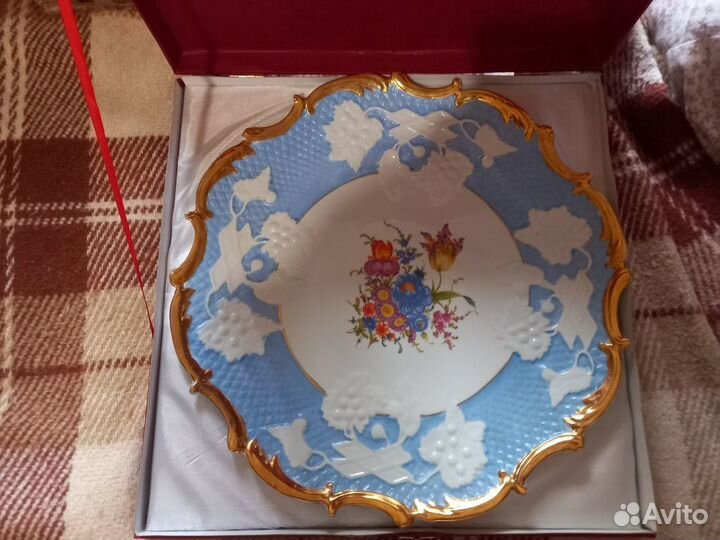 Поднос блюдо фарфоровое
