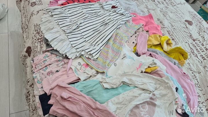 Вещи пакетом для девочки 110-116
