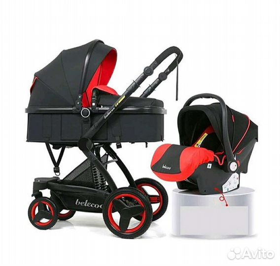 Детская коляска belecco 3в1 новые