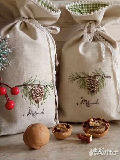 Мешочек с вышивкой