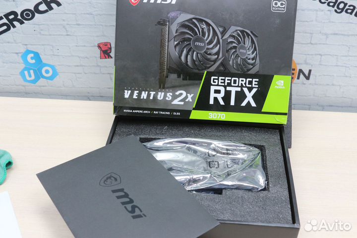 Видеокарта MSI RTX 3070 Ventus 2X OC 8GB Чек днс