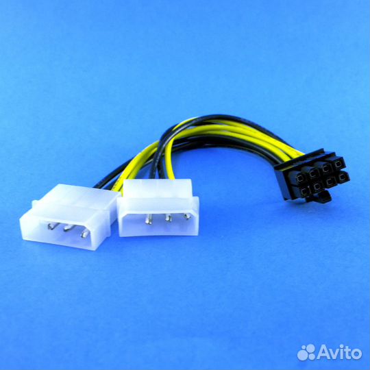 Переходник питания видеокарт 2 Molex на 8pin