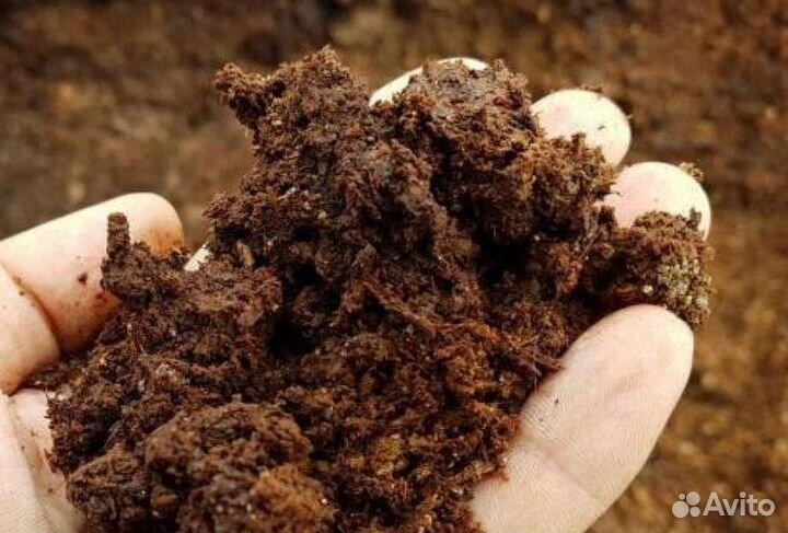 Удобрение перегной конский в мешках