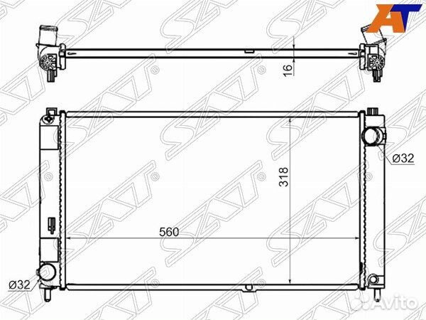 Радиатор LADA kalina