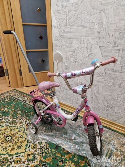 Детский велосипед с ручкой бу
