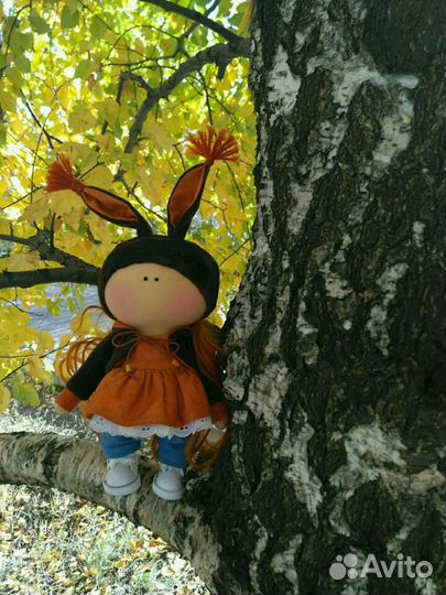 Интерьерная кукла Белочка