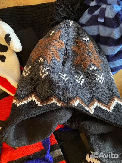 Шапки и шарфы пакет 5-6 лет