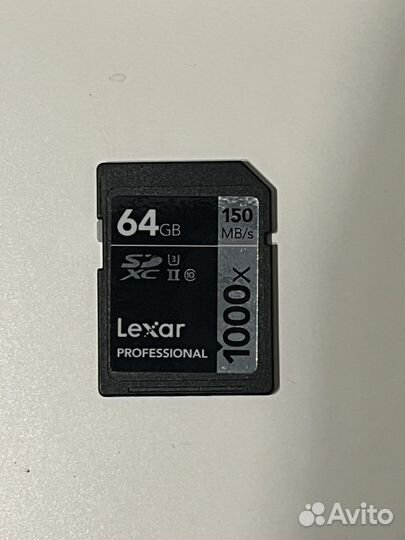 Карта памяти SD 64 gb Lexar professional