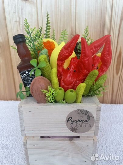 Мужской букет из мыла ручной работы