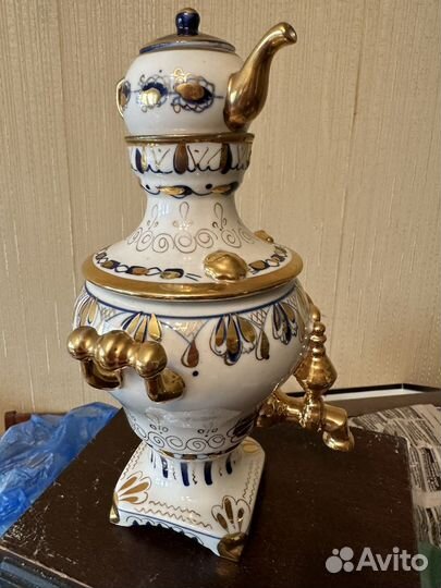 Самовар гжель