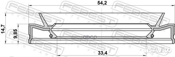 Сальник дифференциала opel agila/astra/corsa/VE