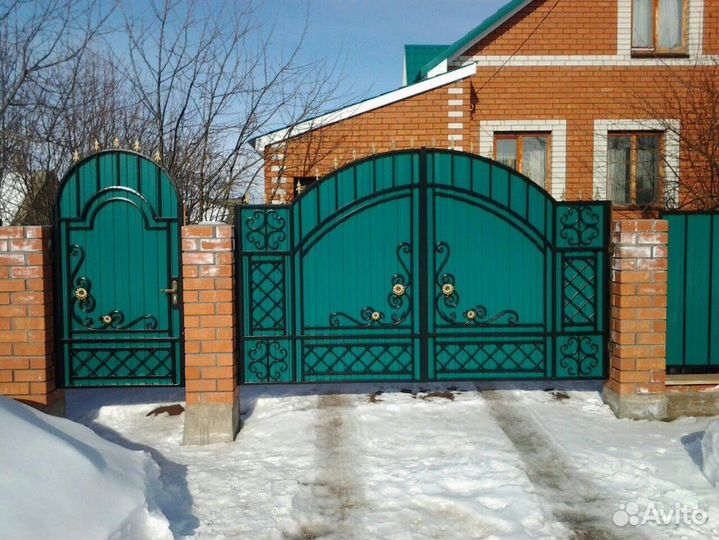 Ворота кованые