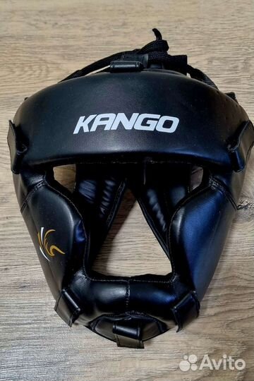 Шлем боксерский с защитой kango KHG-002-RU