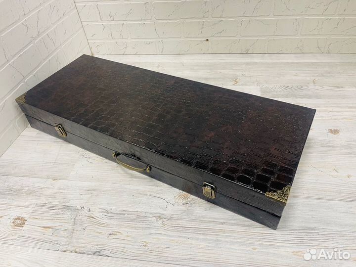 Шн0048П Шашлычный набор Дипломат с щипцами 19 пред