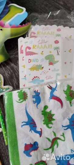 День рождения динозавры. Украшения