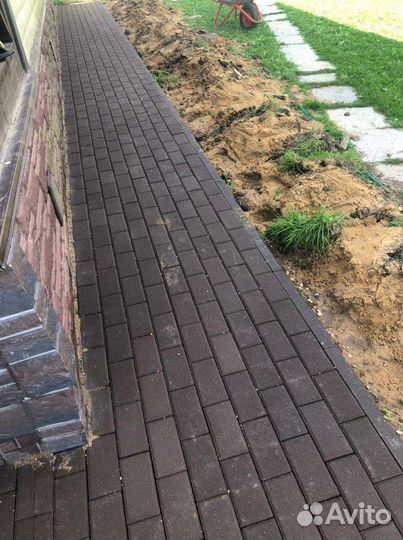 Укладка тротуарной плитки