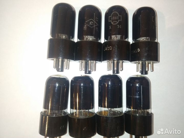 Радиолампы 6п6с Светлана 6V6 AGA Baltic, 6Ф6с 1515