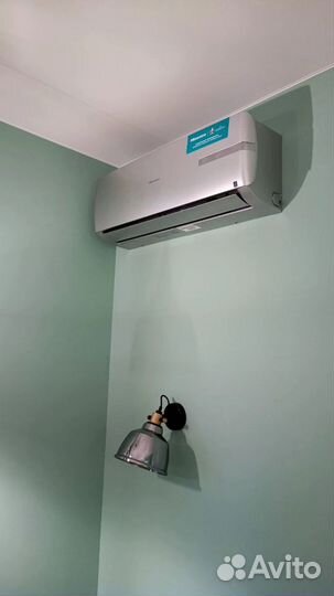 Установка кондиционеров. Закладка трассы