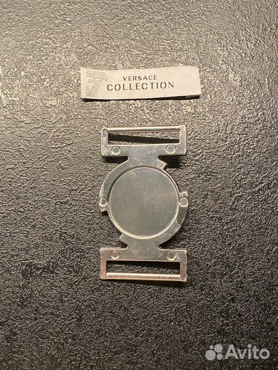 Пряжка Versace декоративная и лэйбл оригинал