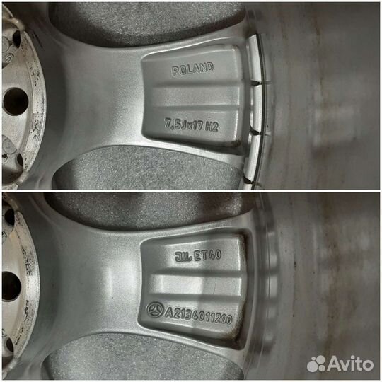 Оригинальные диски Mercedes E class 213 R17 Польша