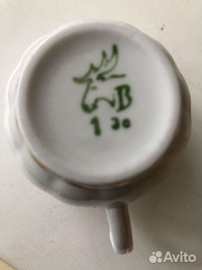 Сервиз кофейный новый, фирменные:чай ложки,кружки