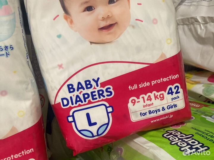 Подгузники Mioki L