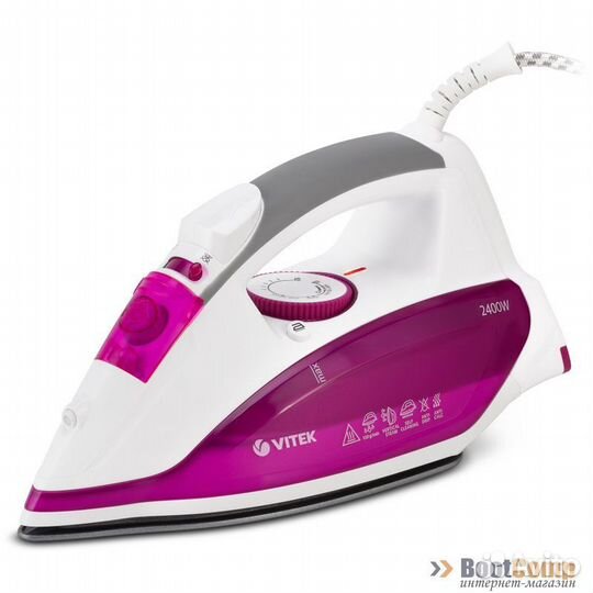 Утюг vitek VT-1262 Розовый