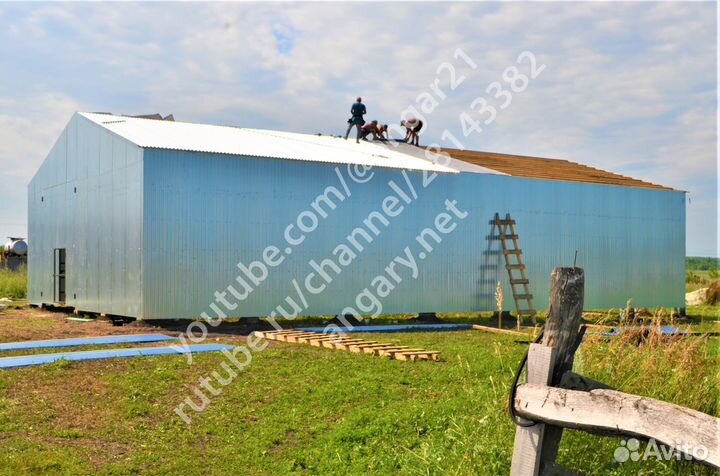 Ангар под ключ 432 м2