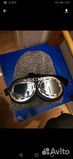 Новая шапка с очками 54-58р