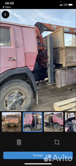 КамАЗ 53212 с КМУ, 1990