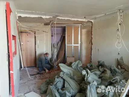 Демонтаж квартир,строений работаем по всему Сочи