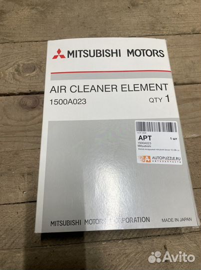 Воздушный фильтр mitsubishi Outlander