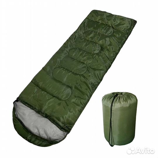 Спальный мешок Армейский (олива) 210х70см (5 +15)