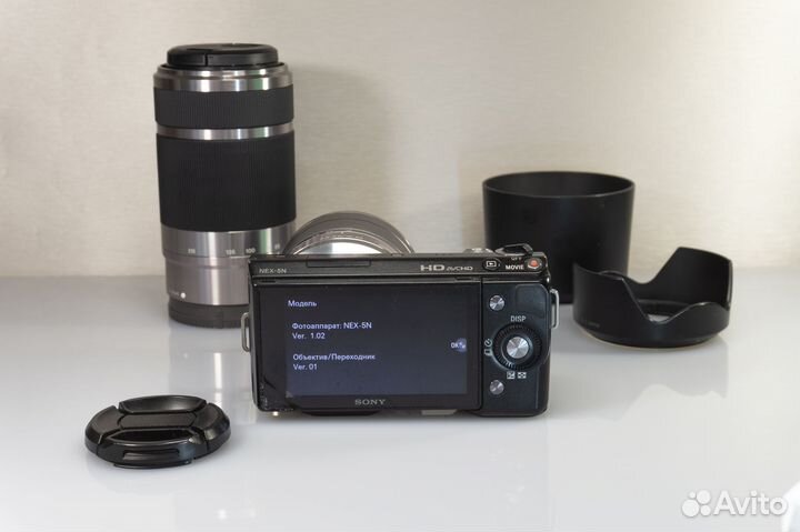 Sony NEX-5N с двумя объективами