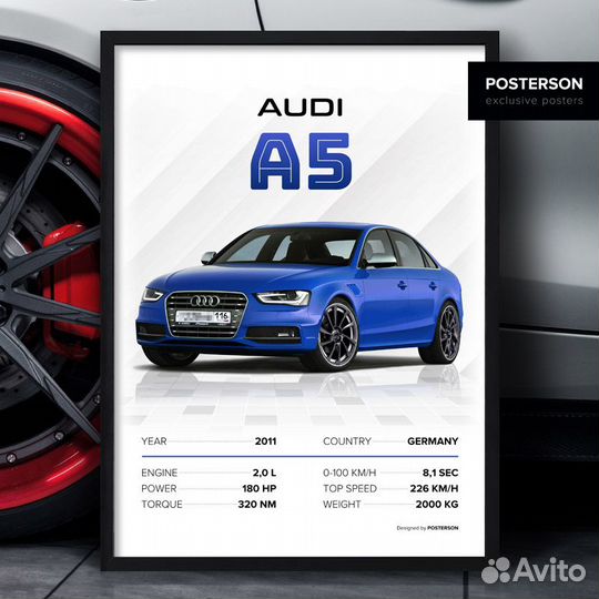 Постеры с автомобилями