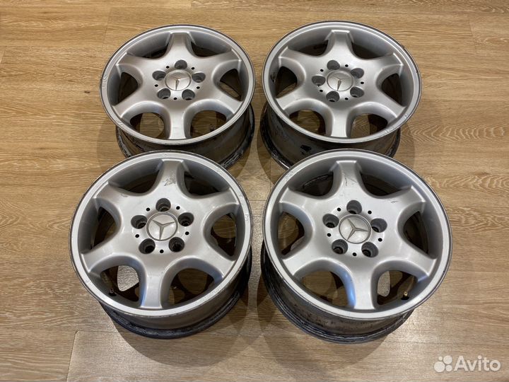 Разноширокие диски r16 5x112 Mercedes w202 w208