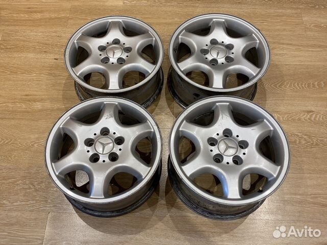 Разноширокие диски r16 5x112 Mercedes w202 w208