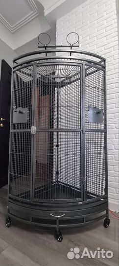 Вольер для попугая угловой