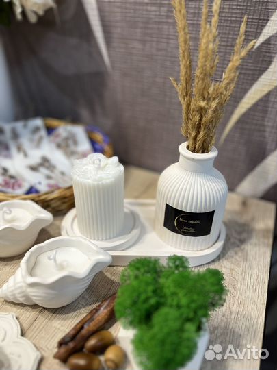 Ароматическая свеча в ракушке