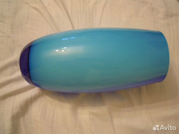 Ваза 3 синие разные для цветов стекло