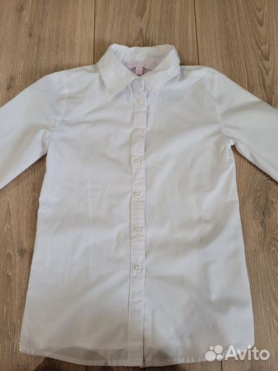 Рубашка блузка на девочку 122